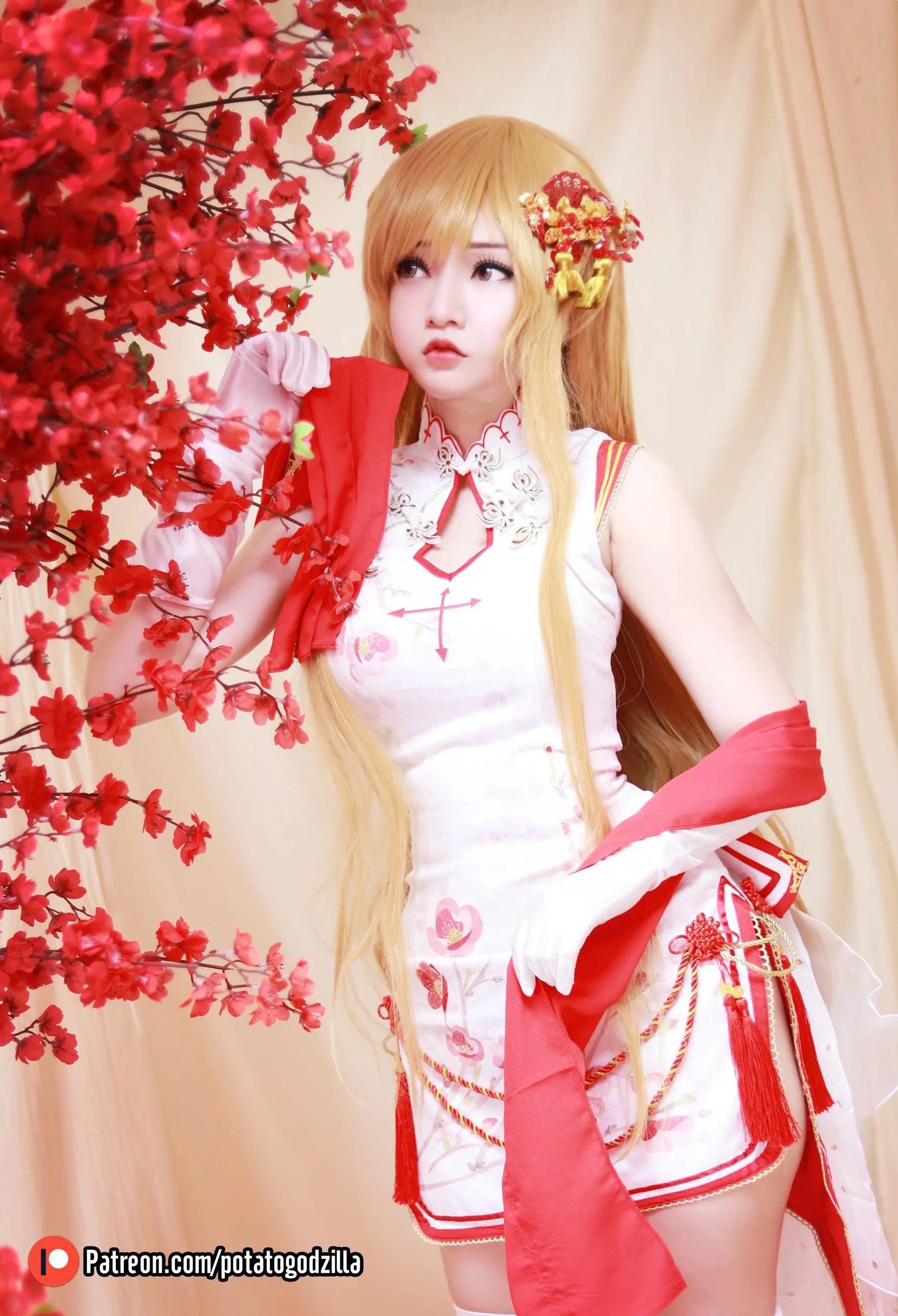 Potato Godzilla – NO.73 Asuna Yuuki Qipao [53P]插图